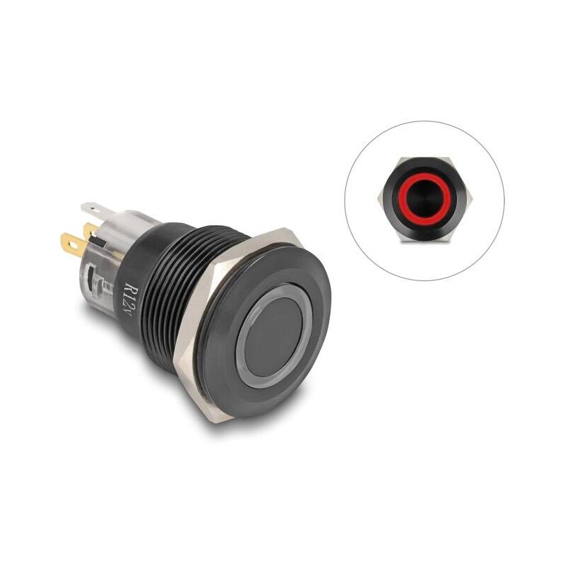delock-druckschalter-para-instalacion-negro-22-mm-12-v-5-x-lotanschluss-led-rojo-ring