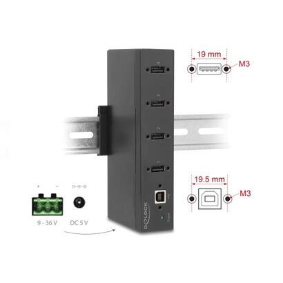 delock-industrie-hub-4-x-usb-20-typ-a