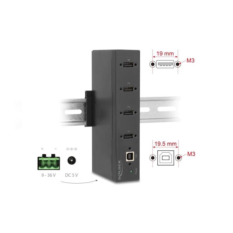 delock-industrie-hub-4-x-usb-20-typ-a
