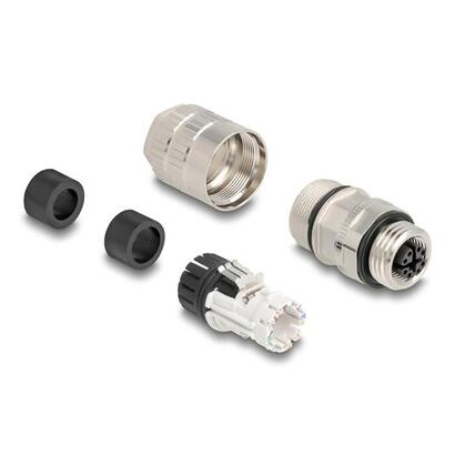 delock-m12-hembra-8-pin-x-kodiert-feldkonfektionierbar-cat6a