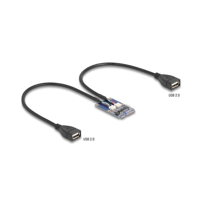 delock-mini-pcie-adaptador-full-size-a-2-x-usb-20-typ-a-hembra-30-cm