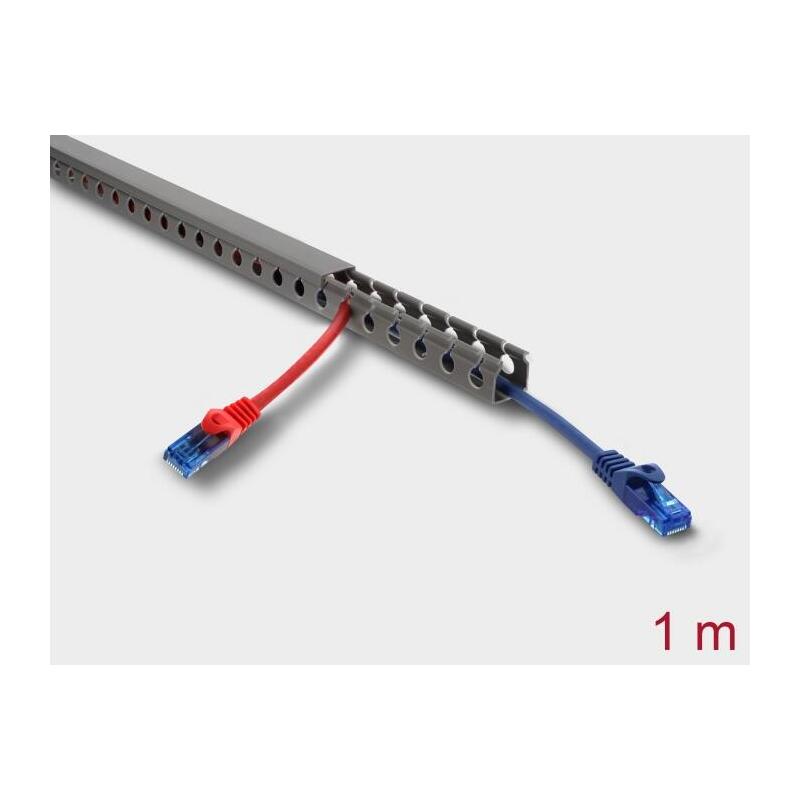 delock-verdrahtungskanal-20-x-20-mm-lange-1-m-gris