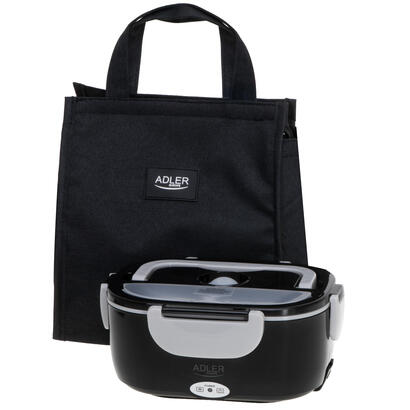 adler-ad-4521-lonchera-electrica-con-bolsa-termica-negro-gris