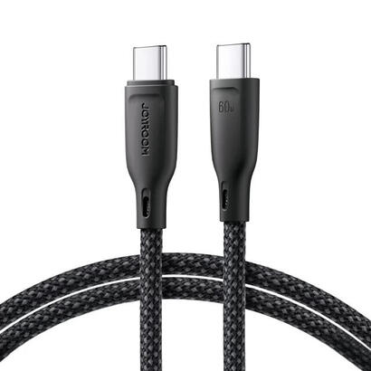 joyroom-sa34-cc3-1m-60w-usb-tipo-c-a-tipo-c-negro-cable-de-carga