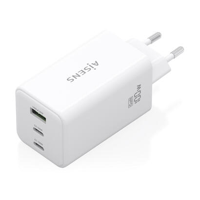 aisens-cargador-gan-100w-2xusb-c-pd30-qc40-qc50-1xusb-a-qc30-blanco