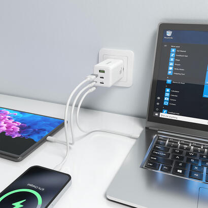 aisens-cargador-gan-100w-2xusb-c-pd30-qc40-qc50-1xusb-a-qc30-blanco