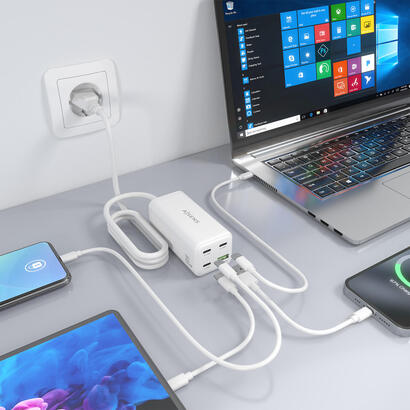 aisens-cargador-sobremesa-gan-100w-3xusb-c-pd30-qc40-qc50-1xusb-a-qc30-blanco