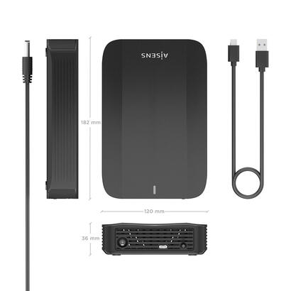 aisens-caja-externa-35quot-sata-a-usb-c-usb31-gen1-negra
