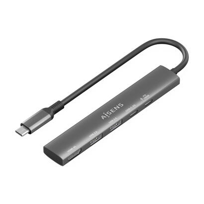 aisens-usb-c-dock-5-en-1-usb-c-a-1xhdmi-2xusb-a-1xusb-c-1xusb-c-pd-gris-15cm