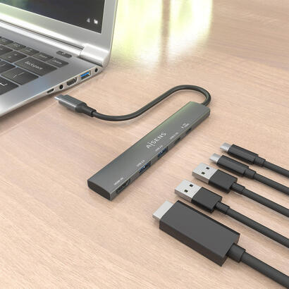 aisens-usb-c-dock-5-en-1-usb-c-a-1xhdmi-2xusb-a-1xusb-c-1xusb-c-pd-gris-15cm