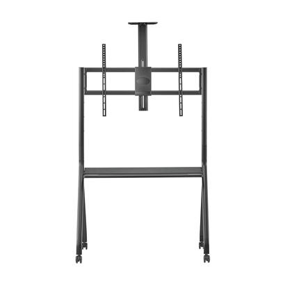 aisens-soporte-de-suelo-pro-con-rueda-1-bandeja-y-soporte-de-camara-para-pantalla-interactivatv-120kg-de-55-100-negro