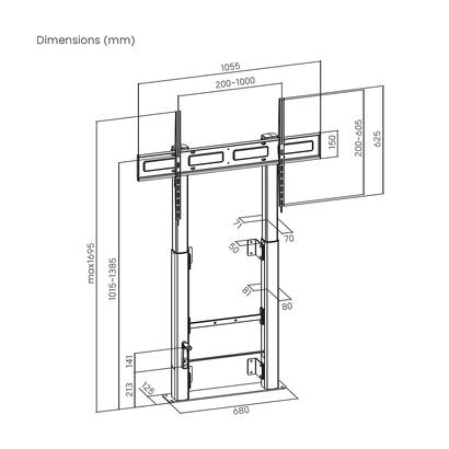aisens-soporte-suelo-con-manivela-y-fijacion-a-pared-tv-120kg-de-60-100-negro