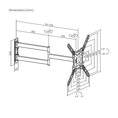 aisens-soporte-eco-giratorio-inclinable-y-nivelable-para-monitortv-35kg-de-23-65-negro