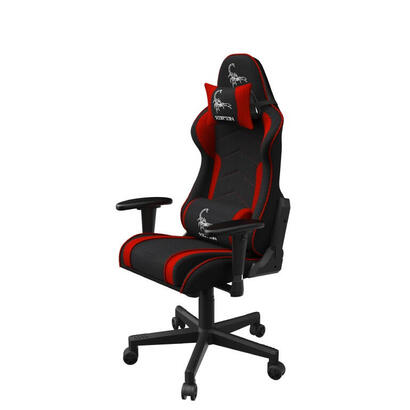 gembird-gaming-chair-scorpion-black-red-mesh