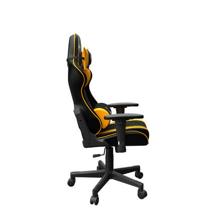 gembird-gaming-chair-scorpion-negro-mesh-amarillo-skin