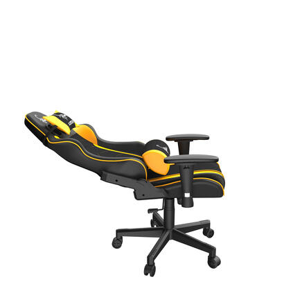 gembird-gaming-chair-scorpion-negro-mesh-amarillo-skin