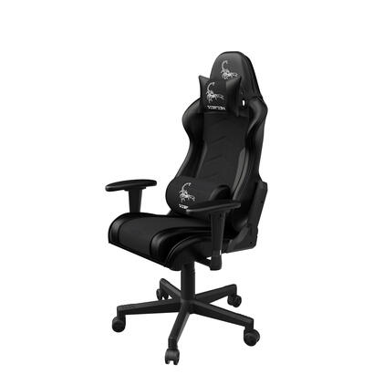 gembird-gaming-chair-scorpion-negro-mesh-negro-skin