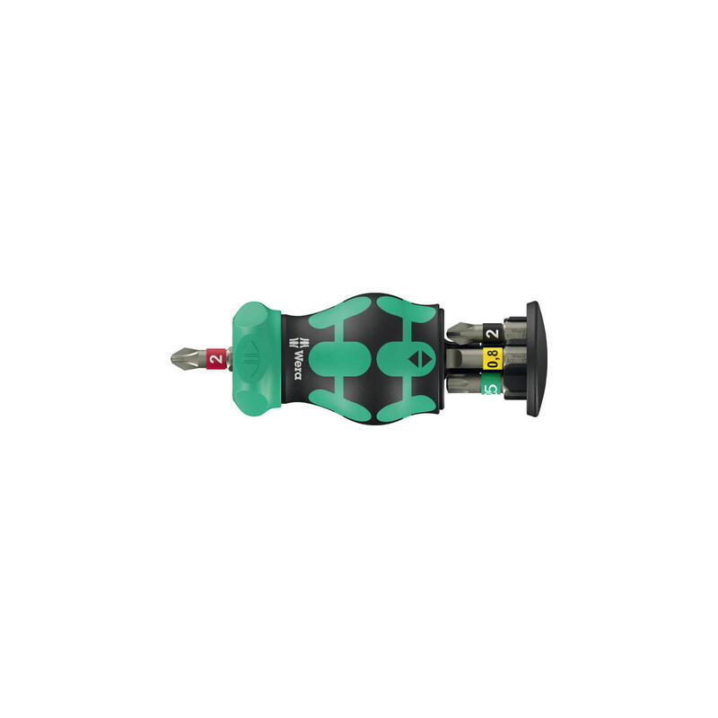 wera-force-shape-compact-stubby-magazine-ra-2-bit-set-blackgreen-6-partes-14-con-funcion-de-trinquete-05008892001