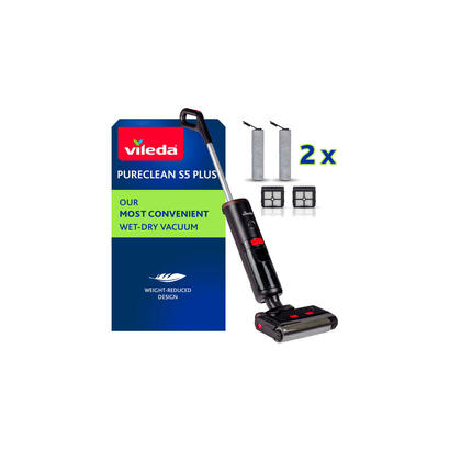 vileda-pureclean-s5-plus-aspirador-en-secomojado-negroplata-inalambrico-178236