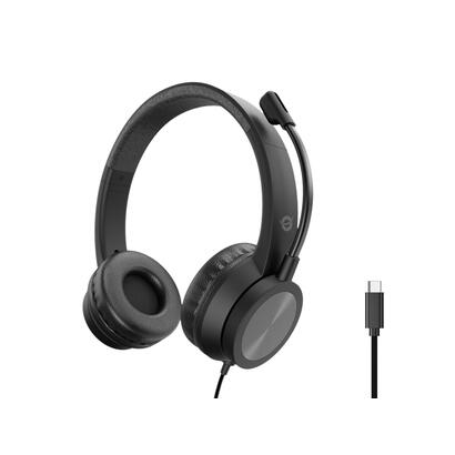 headset-conceptronic-polona05b-conexion-usb-c-microfono-flexible-control-volumen-reduccion-de-ruido