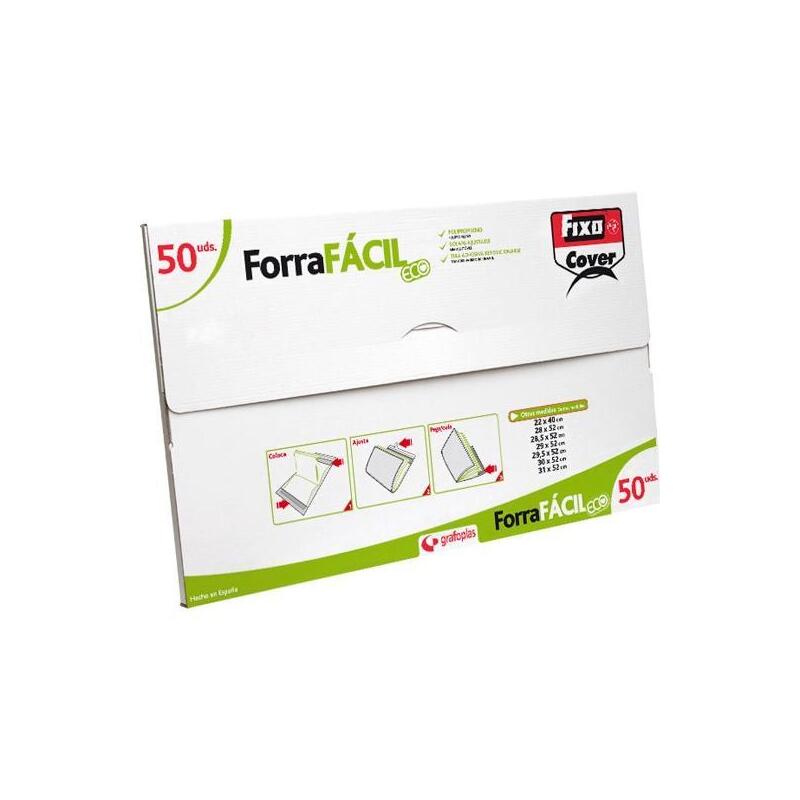 fixo-forro-libros-forrafacil-eco-ajustable-pp-290x520mm-caja-50-ud