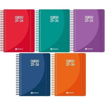 pack-de-5-unidades-centauro-agenda-escolar-a5-espiral-2dp-tapa-pp-colores-surtidos-25-26