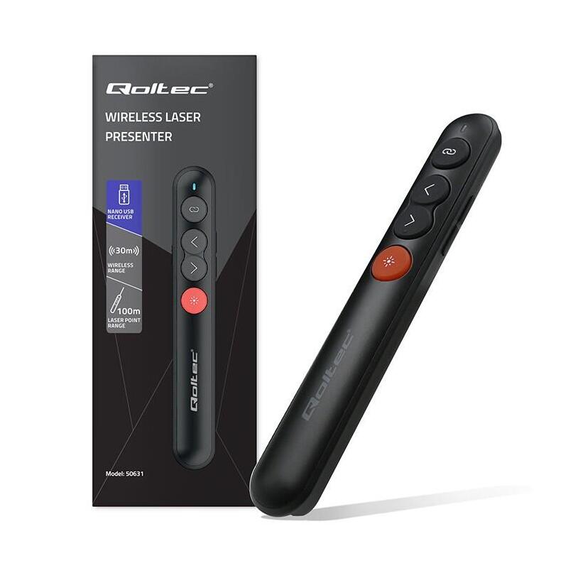 qoltec-50631-laser-pointer-presenter-4in1-usb-30-24ghz-100m