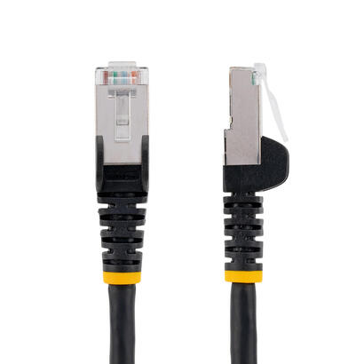 cable-startechcom-75m-cat6a-ethernet-black-low-smoke-zero-halogen-lszh-10gbe-500mhz-100w-poe-snagless-rj-45-wstrain-reliefs-sftp