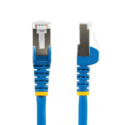 cable-startechcom-10m-cat6a-ethernet-blue-low-smoke-zero-halogen-lszh-10gbe-500mhz-100w-poe-snagless-rj-45-wstrain-reliefs-sftp-