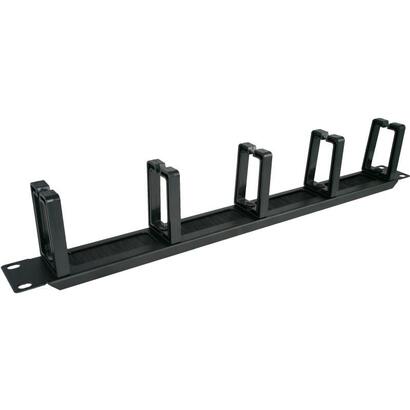 organizador-alantec-pk048-de-cables-1u-19-con-ojal-cepillado-5-soportes-de-plastico