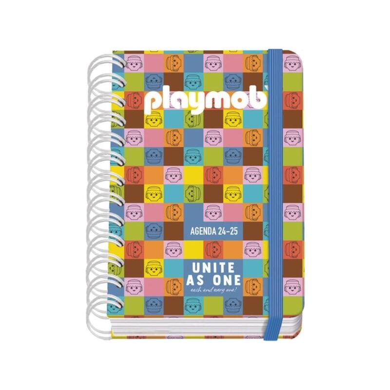 dohe-playmobil-unite-as-one-agenda-escolar-2526-espiral-wireo-a6-dia-pagina-papel-80gm2-4-hojas-de-pegatinas-