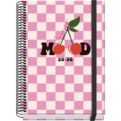 dohe-cherry-agenda-escolar-2526-espiral-a5-semana-vista-papel-70gm2-4-hojas-de-pegatinas-cubierta-de-carton