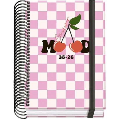 dohe-cherry-agenda-escolar-2526-espiral-a6-dia-pagina-papel-70gm2-4-hojas-de-pegatinas-cubierta-de-carton