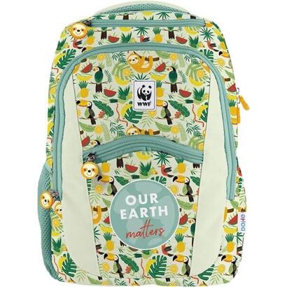 dohe-wwf-tropic-mochila-escolar-compartimento-principal-con-bolsillo-acolchado-bolsillos-laterales-para-bebidas-