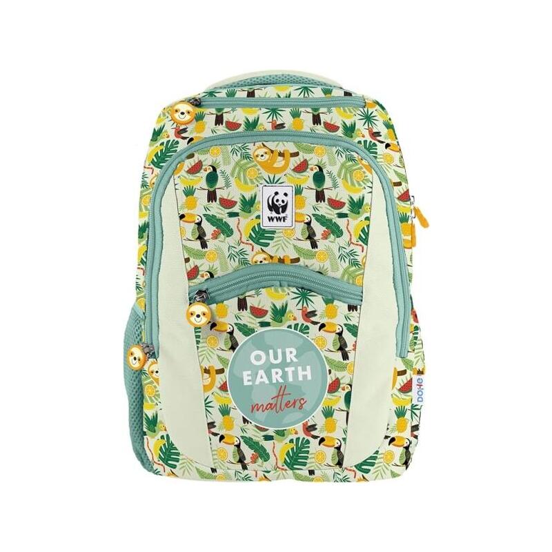 dohe-wwf-tropic-mochila-escolar-compartimento-principal-con-bolsillo-acolchado-bolsillos-laterales-para-bebidas-