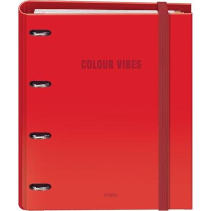 dohe-colour-vibes-carpeta-de-4-anillas-mixtas-de-35mm-recambio-100-hojas-cuadricula-5mm-formato-a4-cierre-con-goma