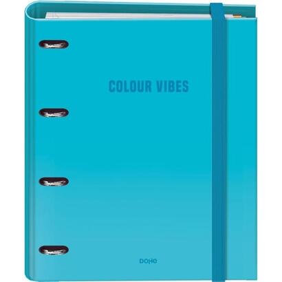 dohe-colour-vibes-carpeta-de-4-anillas-mixtas-de-35mm-recambio-100-hojas-cuadricula-5mm-formato-a4-cierre-con-goma