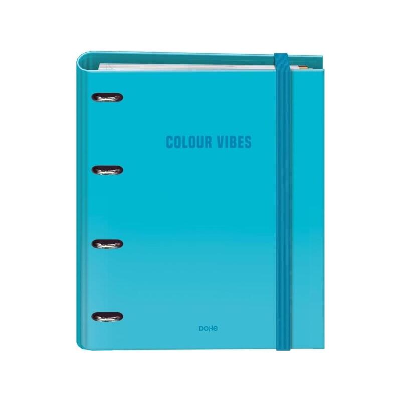 dohe-colour-vibes-carpeta-de-4-anillas-mixtas-de-35mm-recambio-100-hojas-cuadricula-5mm-formato-a4-cierre-con-goma