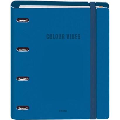 dohe-colour-vibes-polyfoam-carpeta-de-4-anillas-mixtas-de-35mm-a4-recambio-100-hojas-cuadricula-5mm-cubierta-de
