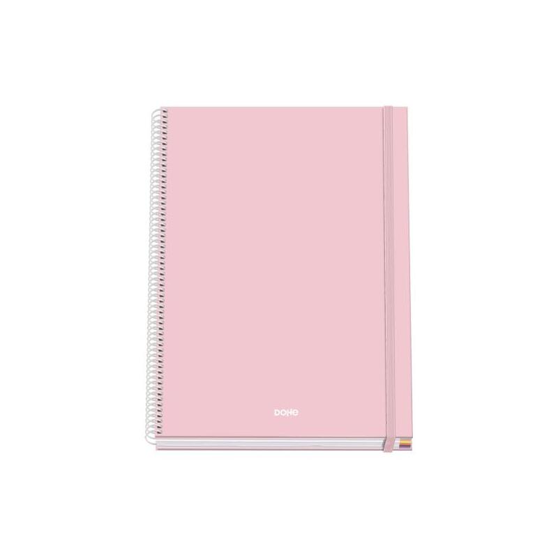 dohe-serenity-cuaderno-espiral-a4-100-hojas-microperforadas-cuadricula-5mm-tapa-dura-carton-forrado-cierre-de-goma