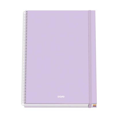 dohe-serenity-cuaderno-espiral-a4-100-hojas-microperforadas-cuadricula-5mm-tapa-dura-carton-forrado-cierre-de-goma
