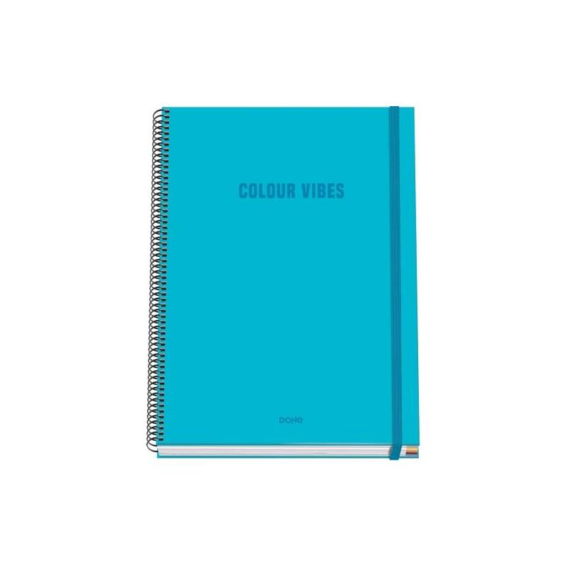 dohe-colour-vives-cuaderno-espiral-a4-100-hojas-microperforadas-cuadricula-5mm-tapa-dura-carton-forrado-cierre-de