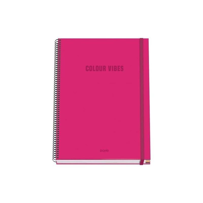 dohe-colour-vives-cuaderno-espiral-a4-100-hojas-microperforadas-cuadricula-5mm-tapa-dura-carton-forrado-cierre-de
