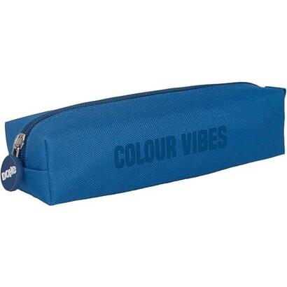 dohe-colour-vibes-portatodo-cuadrado-cierre-con-cremallera-y-tirador-de-goma-azul