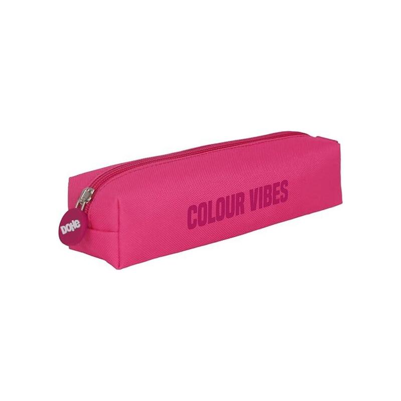 dohe-colour-vibes-portatodo-cuadrado-cierre-con-cremallera-y-tirador-de-goma-rosa
