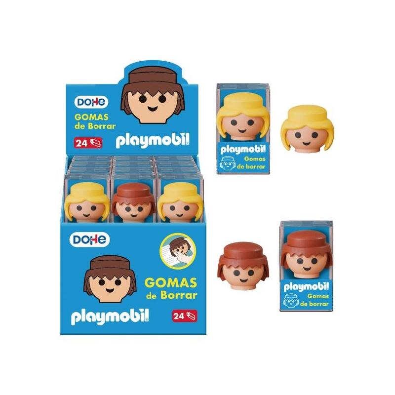 dohe-playmobil-expositor-de-24-gomas-de-borrar-fabricadas-en-pvc-con-forma-de-los-munecos-playmobil