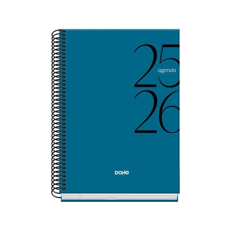 pack-de-10-unidades-dohe-system-agenda-escolar-2526-espiral-a5-semana-vista-papel-70gm2-cubierta-de-carton