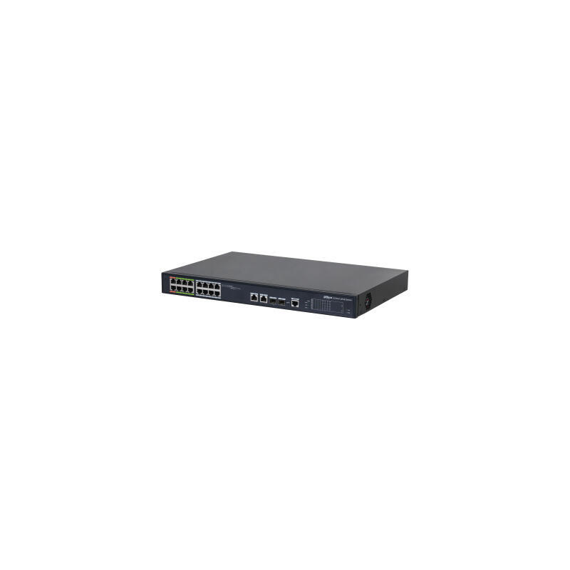 dahua-lr2218-16et-240-switch-epoe-16-puertos-10100-8-epoeeoc-8-poe-2-uplink-combo-gigabitsfp-8023at-240w-manejable-layer-2-modo-