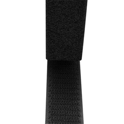 logilink-juego-de-cintas-de-velcro-negro-anchura-25-mm-rollo-5m