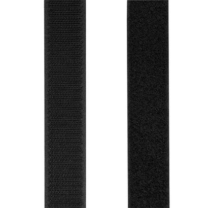 logilink-juego-de-cintas-de-velcro-negro-anchura-25-mm-rollo-5m